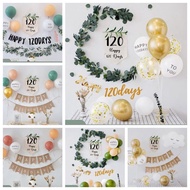 Salivation Collection Decoration [Mori Series] Props Balloon Set 4 Months Baby