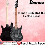 Ibanez GRX70QA TKS Electric Guitar with Tremolo - Transparent Black Sunburst