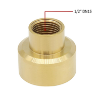 (SPVH) 1 Piece Brass Fountain Nozzle Pond Column Water Sprinkle Gold for Garden Pond Amusement Park