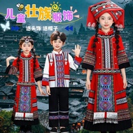 A Strong Ethnic Dance Costume Kindergarten Catwalk Ethnic Costume Miao Ethnic Costume March Three Ch