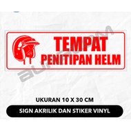Acrylic SIGN Sticker for Helmet Pins C-69
