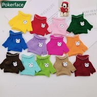 POKERFACE (Clothes only)For 14CM Cotton Doll Rompers Cartoon Wallace and Gromit Plush Doll Replaceme