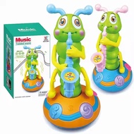 SKISOPGO Childrens Electric Caterpillar Saxophone Musical Toys Dancing Saxophone Caterpillar,with LE