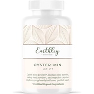 Earthley Wellness Oyster-Min, Oyster Meat Powder, Provides Natural Energy & Supports Immunity (60 Ca