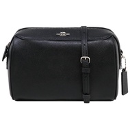 COACH Mini Bennett Crossbody Bag In Crossgrain Leather Black With Silver Hardware