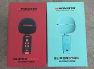 Monster Superstar 無線咪高峰 (紅色/藍色)