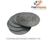 Laser Round Mild Steel Plate papan besi bulat 2.5/4/5/6/9/12mm