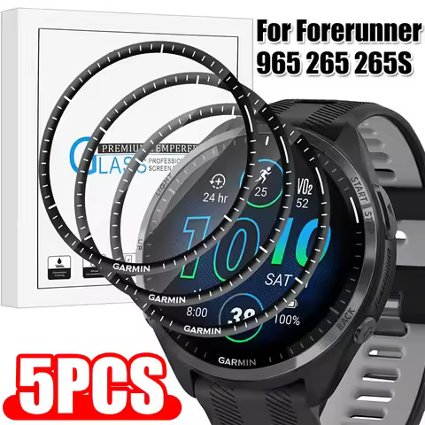 For Garmin Forerunner 965 3D Screen Protector HD Full Cover Smart Watch Protective Film for Garmin F