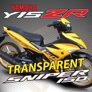 STRIPE MOTOR YAMAHA Y15ZR SNIPER GP 150 2020 TRANSPARENT STICKER