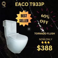TOILET BOWL  👍 BEST SELLER 👍 EACO T933P Rimless Tornado flush Toilet Bowl