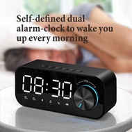 mirror outdoor wireless bluetooth clock alarm clock speaker
