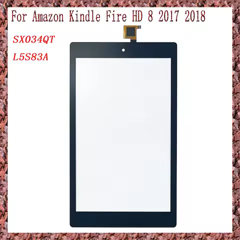 AAA For Amazon Kindle Fire HD 8 2017 2018 7th 8th Gen 8.0" SX034QT L5S83A Touch Screen + OCA LCD Fro