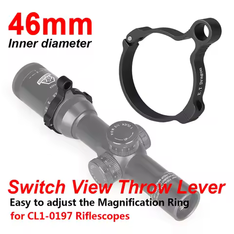 E.T Dragon Tactical Switch view Throw Lever Scope Mount Airsoft Gun Aluminum Switch View Throw Lever