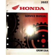 Honda MSX125 / MSX 125 / Honda Grom MSX125 2022 - 2024 Workshop Repair Service Manual +Parts Manual