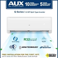 AUX Aircon Q Series Split Type Inverter1.0 / 1.5 / 2.0 / 2.5 / 3.0 / HP (ASW-A2/QCDI)