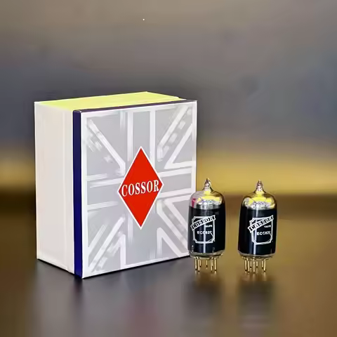 Cossor Carbon Crystal Technology ECC82 ECC83 Vacuum Tubes - Replaces 12AX7, 6N4, 12AU7 - Matched Pai