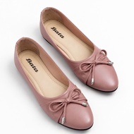 Flatshoes Bata Felnice Ribbon PatternWanita - Casual Formal Anti-Slip Ballerina Shoes for Women - Si