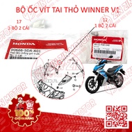 Bộ Ốc Dàn Áo Vít Bắt Tai Thỏ Ốp Đầu Đèn Winner V1 90132MJED40 90666SDAA01 Chính Hãng