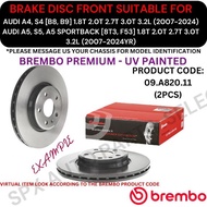 BREMBO GENUINE DISC BRAKE ROTOR (FRONT) FOR AUDI A4, S4 [B8, B9] '07-24YR / A5, S5, A5 SPORTBACK [8T