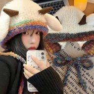 Cute Sheep Ear Plush Hat - Autumn Winter Ear Protector - Fashion Headwear - Ear Pressing Sounds - Ou