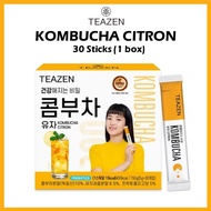 [Teazen] Citron Kombucha Tea, Zero Sugar, Sparkling Fermented Powdered Mix Beverage from Korea