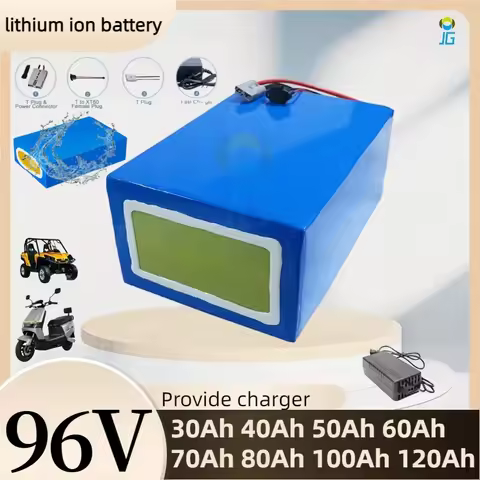 `AA 96V 60ah 80Ah 100Ah 30Ah 40Ah lithium ion battery li ion 26S BMS for 5000w motor robot scooter m