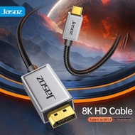 Jasoz 8K Type C to DisplayPort 1.4 8K Cable Displayport to USB C HD Adapter Cable for Laptop/Monitor