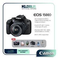 Canon EOS 1500D DSLR Camera with 18-55mm Lens (Canon Malaysia 1 + 2 Year Warranty)