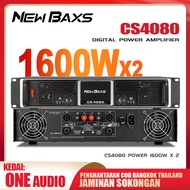 NewBaxs CS4080 เครื่องขยายเสียง สองช่อง 8 โอห์ม 1600W การแสดงบนเวทีระดับมืออาชีพ KTV เครื่องขยาย