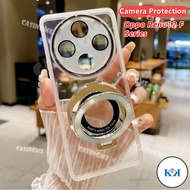 KK Oppo Reno12 F 5G 2024  Magnetic Stand Casing For Oppo Reno 12F 5G 12 F Reno12F Reno12 12 F 4G 5G 