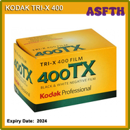 ASFTH 400TX TRI-X Kodak แท้ IOS 400 135มม. ฟิล์มลบขาวดำ1/3/5ม้วน (วันหมดอายุ: 2024) FVGTY