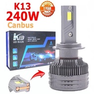 K13 MAX 240W H7 LED Bulb H11 H1 9005 H7 LED Headlight Kit Car Light Fog Light H7 9006 H8 H9 H4 Car L
