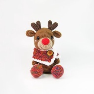 紅鼻子麋鹿/擺件/玩偶/聖誕節/交換禮物