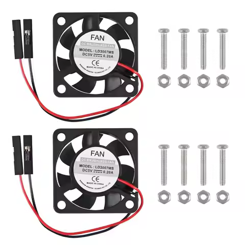 Easycargo 30mm 3007 Fan 30x30x7mm Raspberry Pi Cooling Fan Brushless 5V DC Quiet Fan for Raspberry P