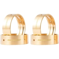 RC Parts RC Crawler Truck Parts: Brass Wheel Weights V2 for 1.9" Aluminum D-Hole Beadlock Wheels (4p