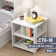 Small Bedside Table, Bedside Table, Corner Table, Room Table, 2-Tier Square Table