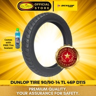 DUNLOP TIRE 90/90-14 46P D115 (Tubeless)