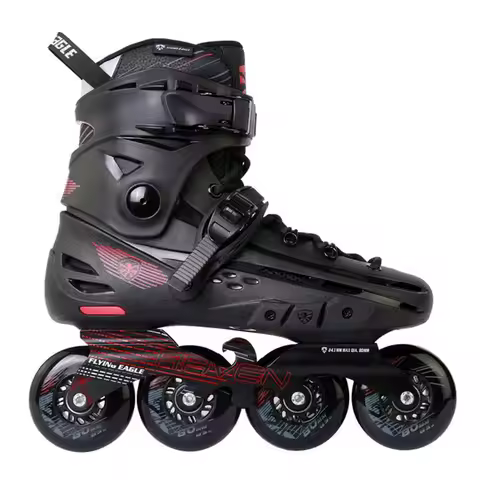 100% Original Flying Eagle F4-RAVEN Inline Skates Falcon Professional Adult Roller Skating Shoe Slal