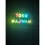 Pvc acrylic led embossed letters