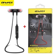 ของแท้100% Awei A920 BL หูฟังบลูทูธ หูฟังออกกำลังกาย มีแม่เหล็ก Magnet Sports In-Ear Bluetooth เสียง