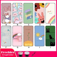 For  VIVO V15 Pro/1832A/Y12/Y15/Y17/U3X/1901/1928/Y65/Y93 (With Fingerprint)/Y20/Y20I/Y20S/Y12S Mobile phone case silicone soft cover, with the same bracket and rope