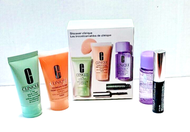 CLINIQUE - 倩碧卸妝液、保濕霜、磨砂膏、睫毛膏旅行套裝 x 4 - Free Gift Use By: 10/2026