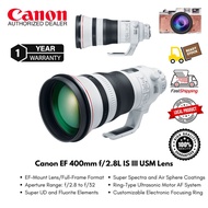 Canon EF 400mm f/2.8L IS III USM Lens ( 1 Year Warranty )