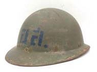 二戰後 泰國民防團 M31 亞德里安鋼盔 (S&amp;T 三八式 國軍 日軍 法軍 德軍 刺刀 防毒面具)