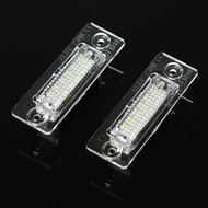 2pcs Lampu Plat Lesen Kereta LED 6000K 18SMD Lampu Putih Untuk Touran Untuk Passat 3B3 Varian 3B6 3C