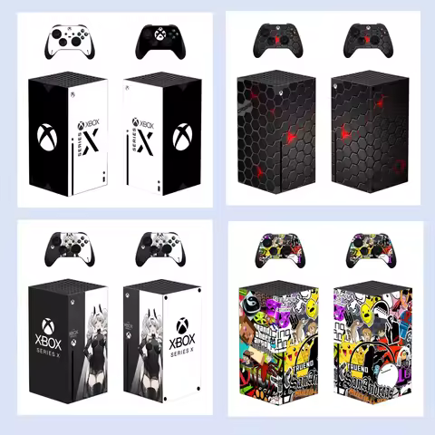 Custom Design Skin Sticker Decal Cover for Xbox Series X Console and 2 Controllers XSX Skins Vinyl