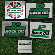 Rock Oil Logo Sticker Motorcycle Sticker