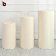 blesiya Cylinder Pedestal Cover Cylinder Plinth Stand Cover Display Stand Party