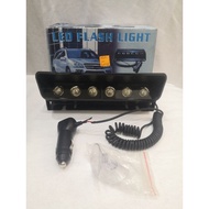 Car Super Bright Led Flash Light Red Blue Strobe Lamp Flash Car Roof Dc-12v 6w Lampu Merah Biru Dc-1