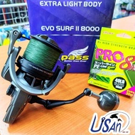OPASS EVO SURF II 8000 SURF REEL Spinning Reel Mesin Pancing SURF